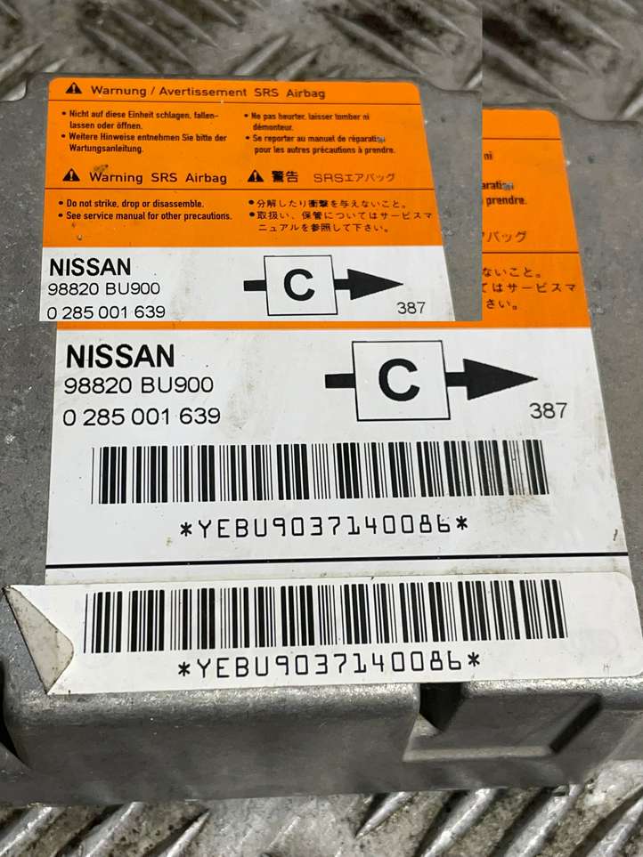 Nissan Almera Tino (2000 - 2006)  98820BU900 Блок управления надувных подушек