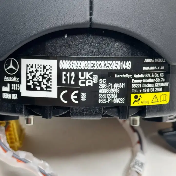 Mercedes-Benz GLS X167 (2019 - ) A0008609903 Подушка безопасности руля — фото 3