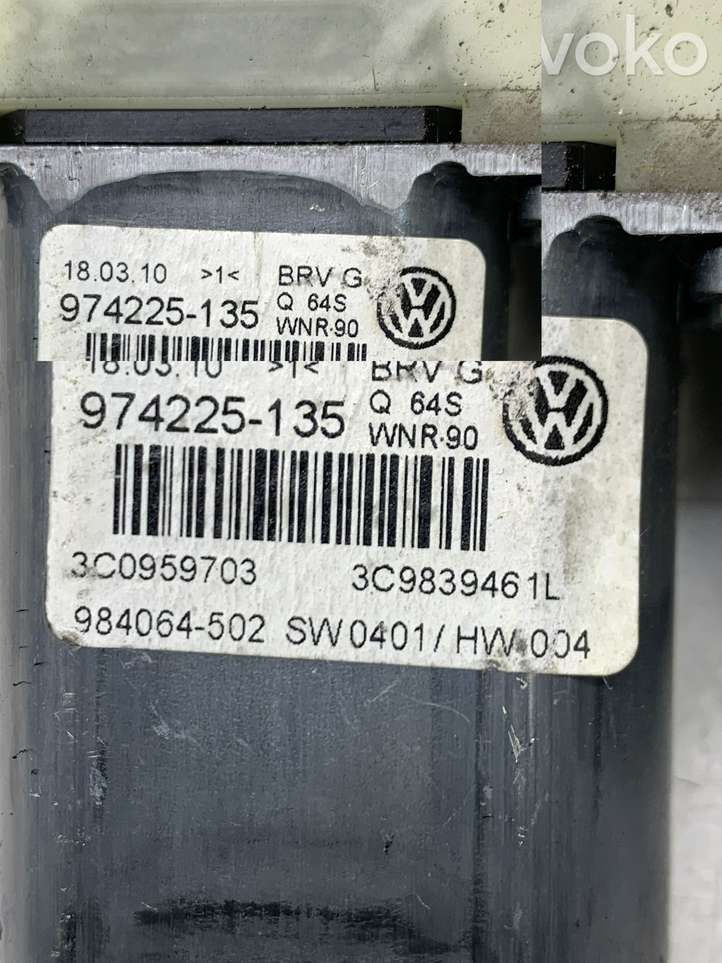 Volkswagen PASSAT B6 (2005 - 2010)  3C0959703 Механизм подъема окон задней двери