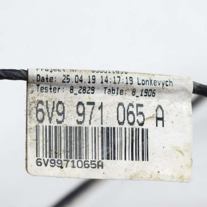 Skoda Fabia Mk3 (NJ) (2015 - 2021)  6V9971065A Проводка датчиков парковки
