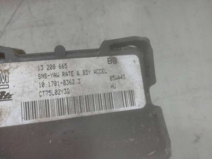 Opel Zafira (2003 - 2006)  13208665 Датчик ESP (системы стабильности) (датчик курсовой устойчивости))