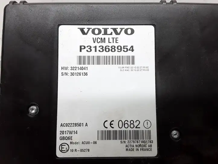 Volvo S90, V90 (2016 - 2020) 31368954 Блок GSM — фото 1