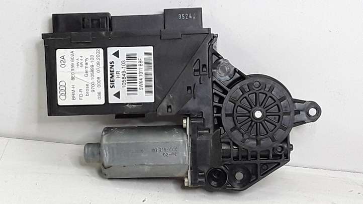 Audi A4 (2000 - 2006)  8E0959802A Механизм подъема окон задней двери