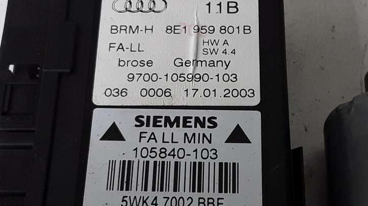 Audi A4 (2000 - 2006)  8E1959801B электродвигатель переднего стеклоподъемника