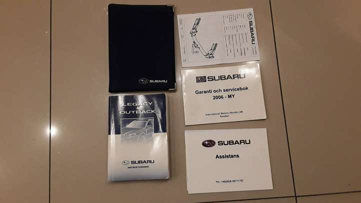 Subaru Legacy (2003 - 2009)   Сервисная книжка