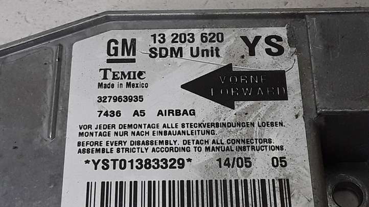 Opel Meriva (2002 - 2006)  13203620 Блок управления надувных подушек