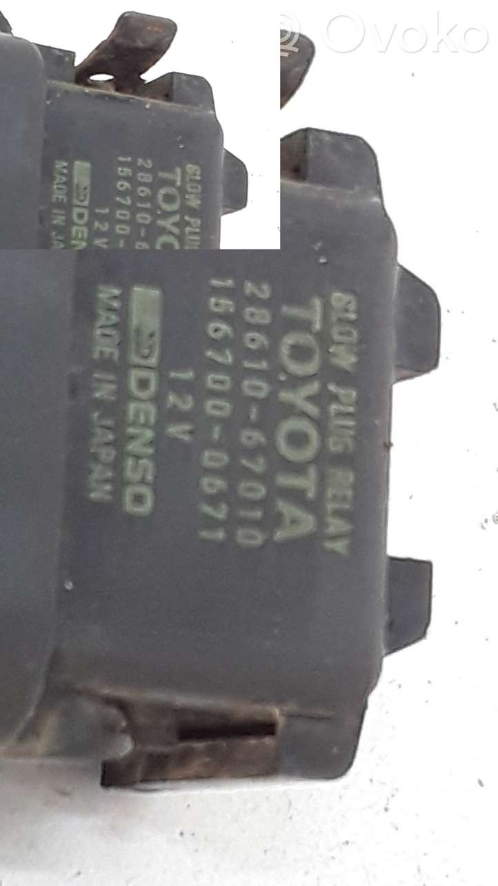 Toyota Avensis Verso (2001 - 2004)  2861067010 Реле подогрева свеч
