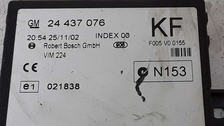 Opel Zafira (1999 - 2003)  24437076KF Mодуль kомфортa
