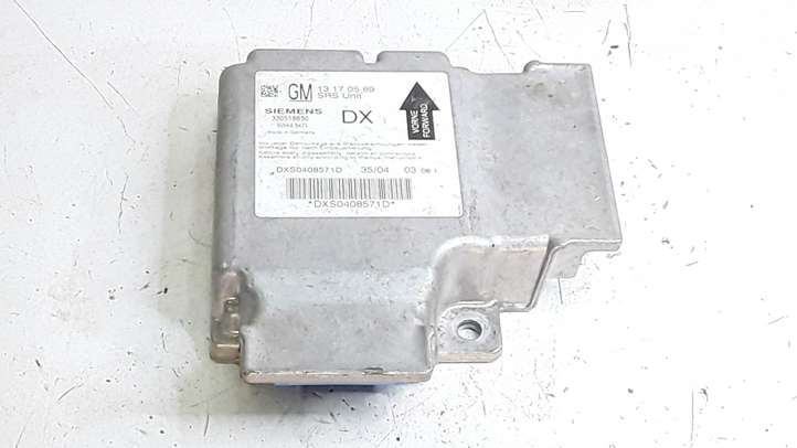 Opel Vectra (2002 - 2005)  13170589 Блок управления надувных подушек