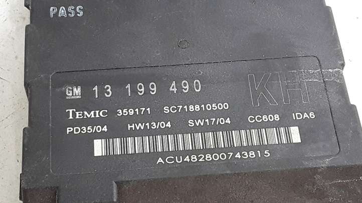 Opel Vectra (2002 - 2005)  13199490 Mодуль kомфортa