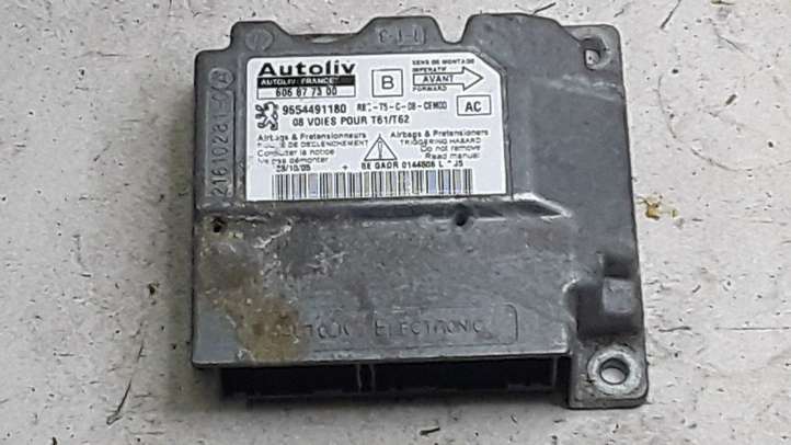 Peugeot 307 (2005 - 2008)  9654491180 Блок управления надувных подушек