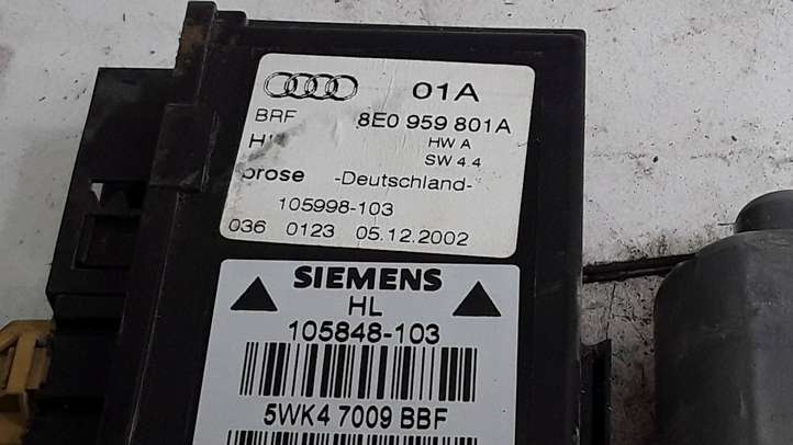 Audi A4 (2000 - 2006)  8E0959801A Механизм подъема окон задней двери