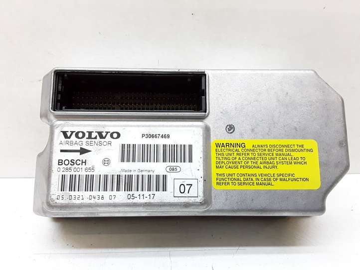 Volvo XC70 (2007 - 2013)  0285001655 Блок управления надувных подушек