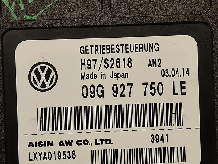 Volkswagen Jetta VI (2011 - 2018) 09G927750LE Блок управления АКПП — фото 2