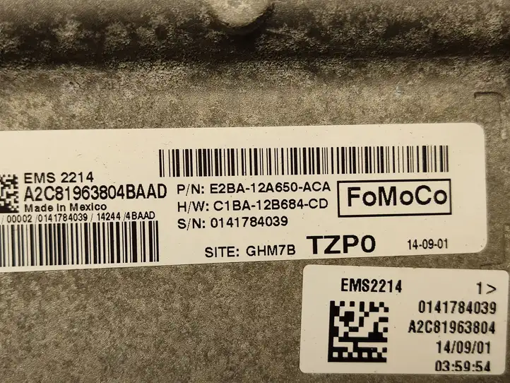Ford Fiesta (2013 - 2017) E2BA12A650ACA Блок управления двигателем (ECU) — фото 2
