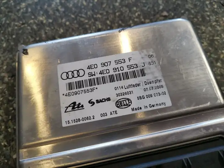 Audi A8 S8 D3 4E (2005 - 2007) 4E0907553F Блок управления подвеской — фото 1