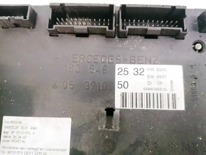 Mercedes-Benz ML W163 (1997 - 2005) 1635452532 Модуль комфорта — фото 3