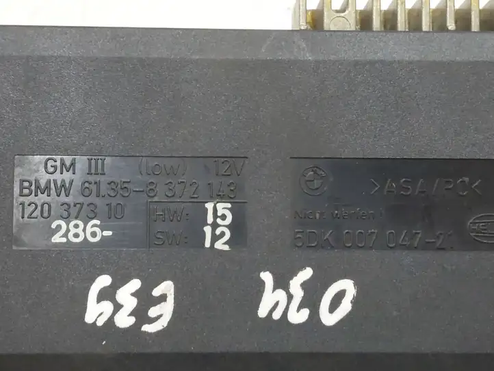 BMW 5 E39 (1996 - 2003) 61358372143 Модуль комфорта — фото 2