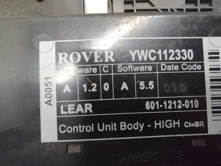 Rover 75 (1995 - 2006) YWC112330 Модуль комфорта — фото 3