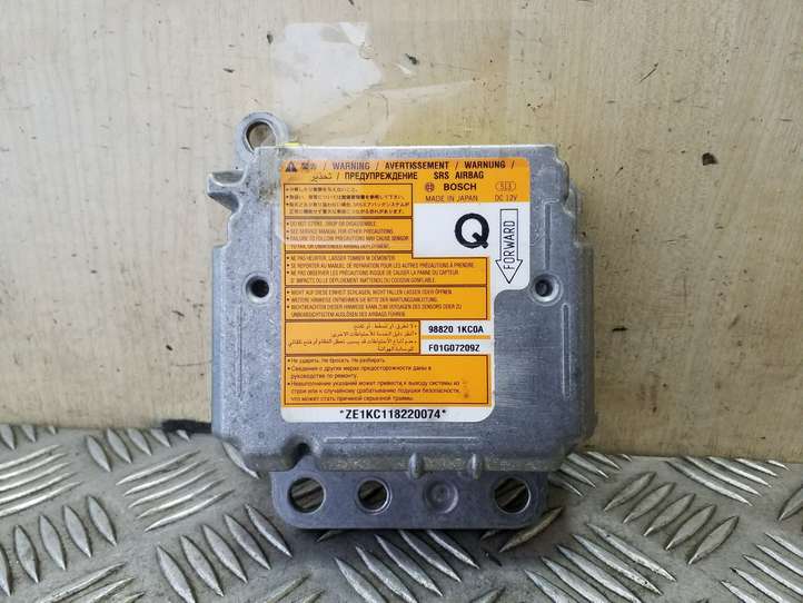 Nissan Juke I F15 (2010 - 2018)  988201KC0A Блок управления надувных подушек