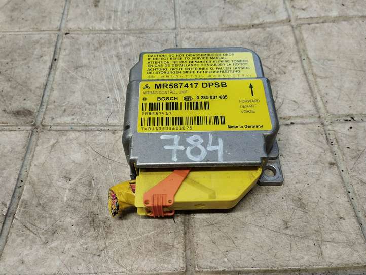 Mitsubishi Colt (2004 - 2008)  MR587417DPSB Блок управления надувных подушек
