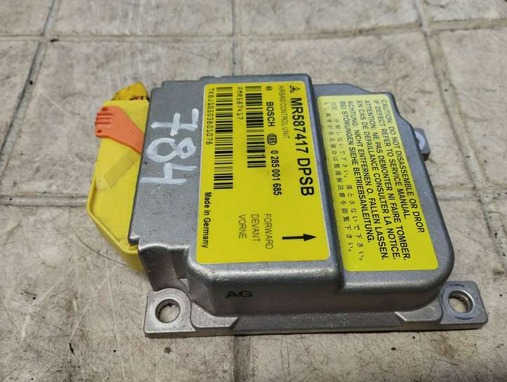 Mitsubishi Colt (2004 - 2008)  MR587417DPSB Блок управления надувных подушек