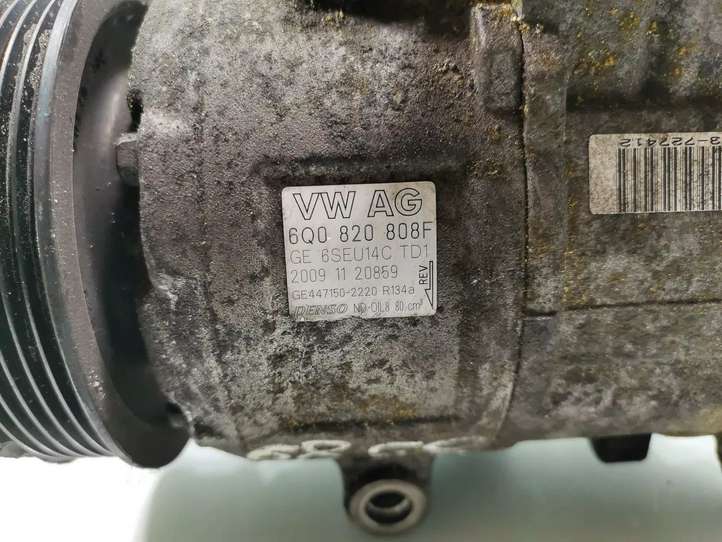 Skoda Fabia Mk2 (5J) (2007 - 2014)  6Q0820808F Компрессор (насос) кондиционера воздуха