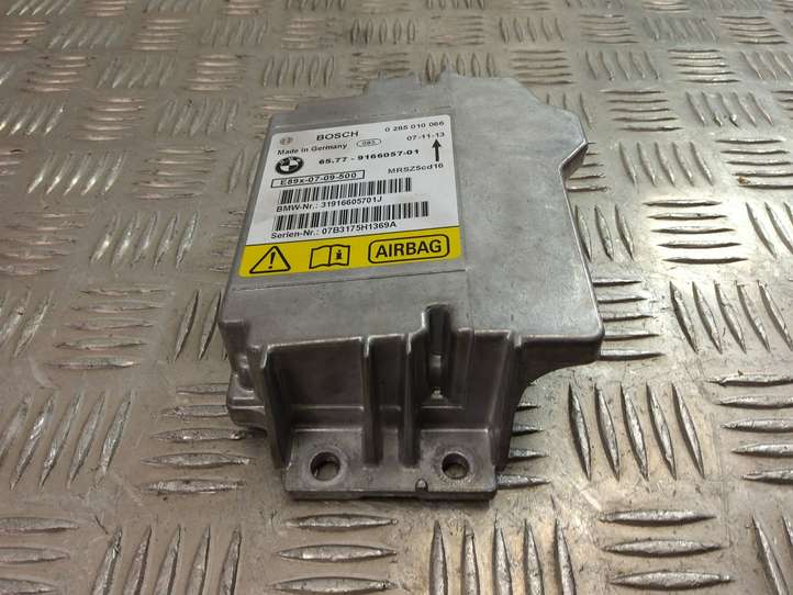 BMW 3 E90 E91 (2005 - 2012)  9166057 Блок управления надувных подушек