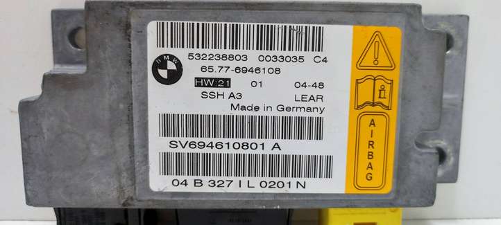 BMW 7 E65 E66 (2001 - 2008)  65776946108 Блок управления надувных подушек