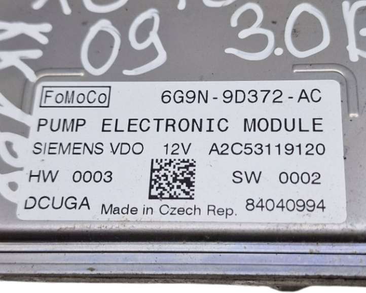 Volvo XC70 (2007 - 2013)  6G9N9D372AC Блок управления топливного насоса