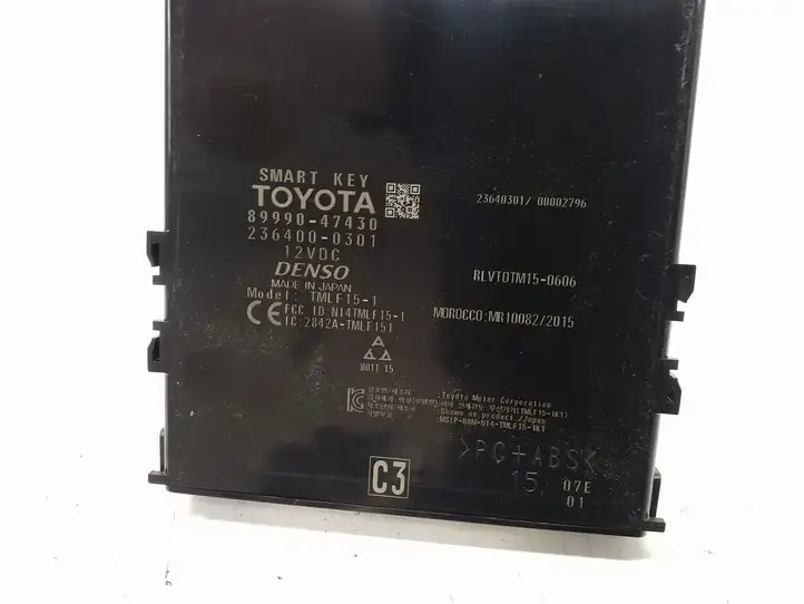 Toyota Prius Prime (2017 - ) 8999047430 Блок бесключевого доступа — фото 4