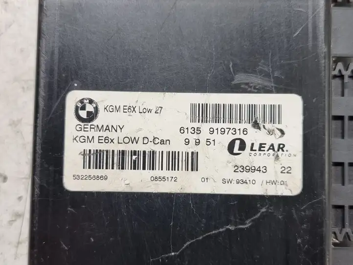 BMW 5 E60 E61 (2004 - 2010) 61359197316 Модуль комфорта — фото 2
