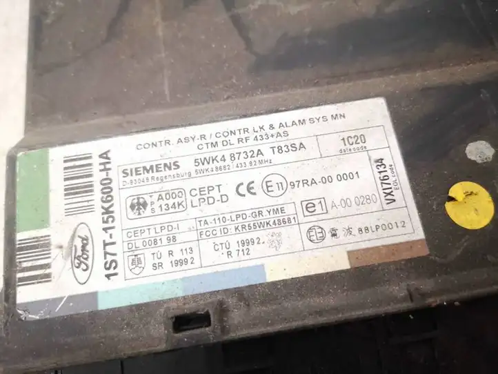 Ford Mondeo Mk III (2000 - 2007) 1S7T15K600HA Модуль комфорта — фото 2