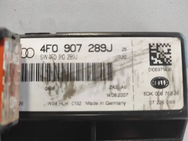 Audi A6 S6 C6 4F (2004 - 2008) 4F0907289J Модуль комфорта — фото 2