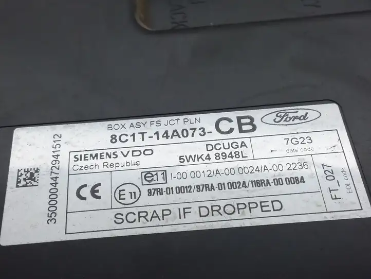 Ford Transit (2006 - 2013) 8C1T14A073CB Модуль комфорта — фото 3