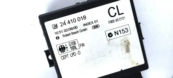 Opel Astra G (1998 - 2004) 24410018CL Модуль комфорта — фото 3