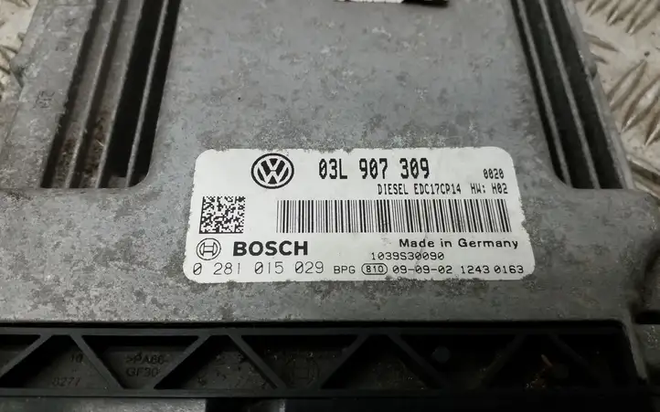 Volkswagen Golf VI (2009 - 2013) 03L907309 Блок управления двигателем (ECU) — фото 3