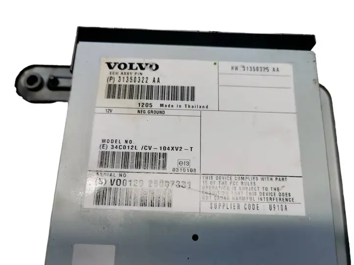 Volvo S60 (2010 - 2013) 31350322A Усилитель звука — фото 3