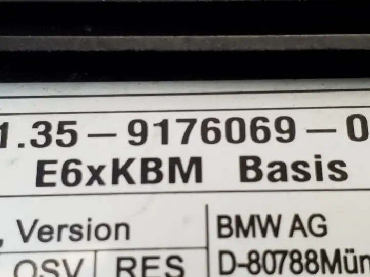 BMW 5 E60 E61 (2004 - 2010) 9176069 Модуль комфорта — фото 3