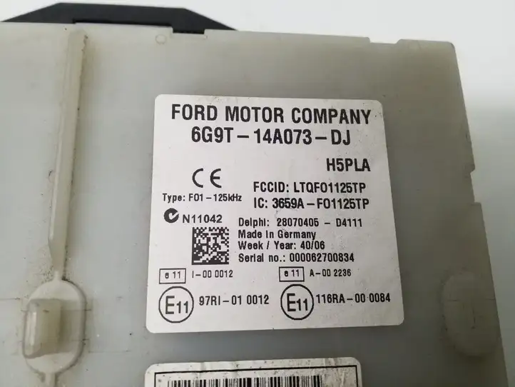Ford S-MAX (2006 - 2010) 6G9T14A073DJ Модуль комфорта — фото 5