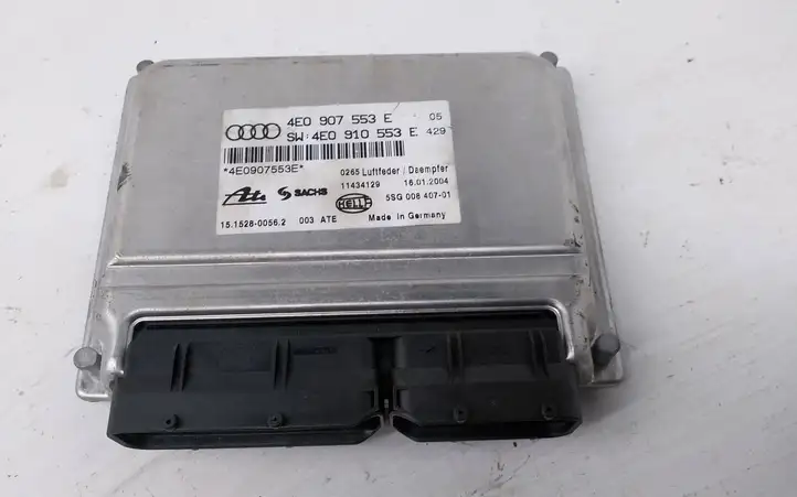Audi A8 S8 D3 4E (2005 - 2007) 4E0907553E Блок управления подвеской — фото 1