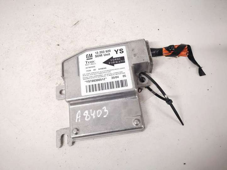 Opel Meriva (2002 - 2006)  13203620ys Блок управления надувных подушек