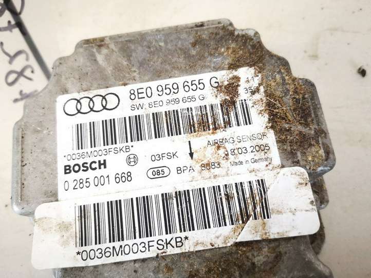 Audi A4 (2004 - 2009)  8e0959655g Блок управления надувных подушек