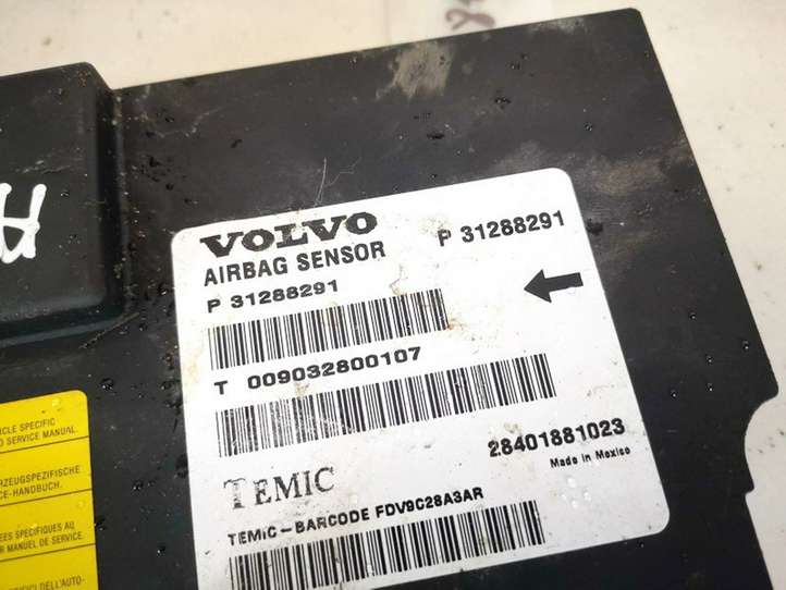 Volvo S80 (2006 - 2009)  31288291 Блок управления надувных подушек