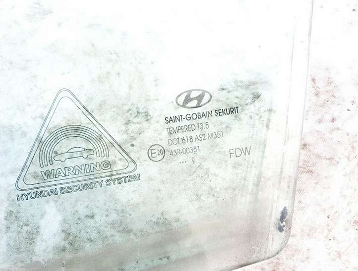 Hyundai i30 (2007 - 2012)   Основное стекло передних дверей (четырехдверного автомобиля)