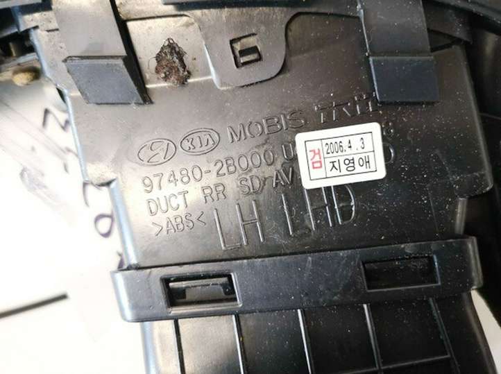 Hyundai Santa Fe (2005 - 2009)  974802b000 Центральный дефлектор