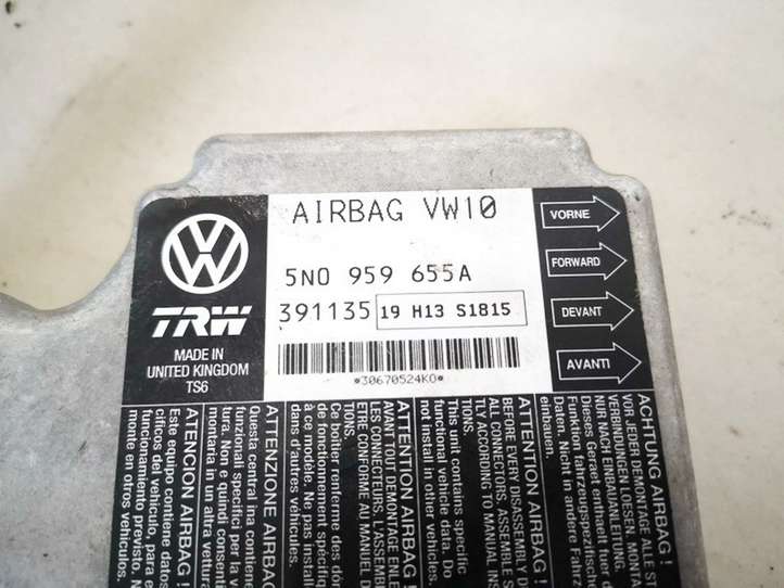 Volkswagen PASSAT B6 (2005 - 2010)  5n0959655a Блок управления надувных подушек