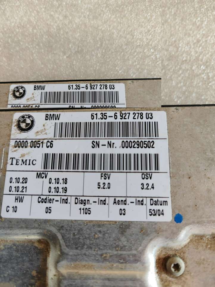 BMW 5 E60 E61 (2004 - 2010)  61356927278 Модуль управления сидением
