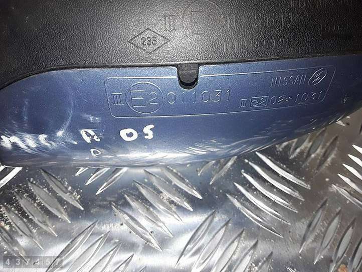 Nissan Micra (2003 - 2007)  E2011031 Зеркало боковое с электрическим приводом