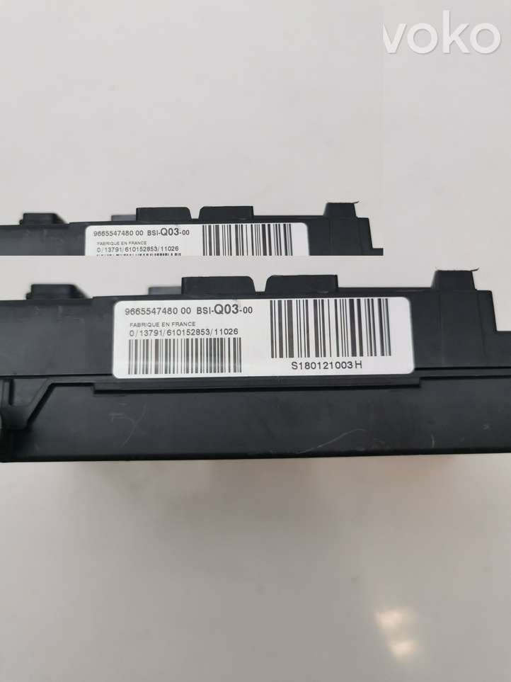 Citroen C4 (2011 - 2016)  9665547480 Ящик предохранителей (комплект)